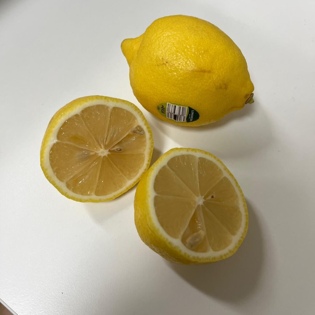 레몬물 만들기